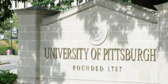 University of Pittsburgh sign